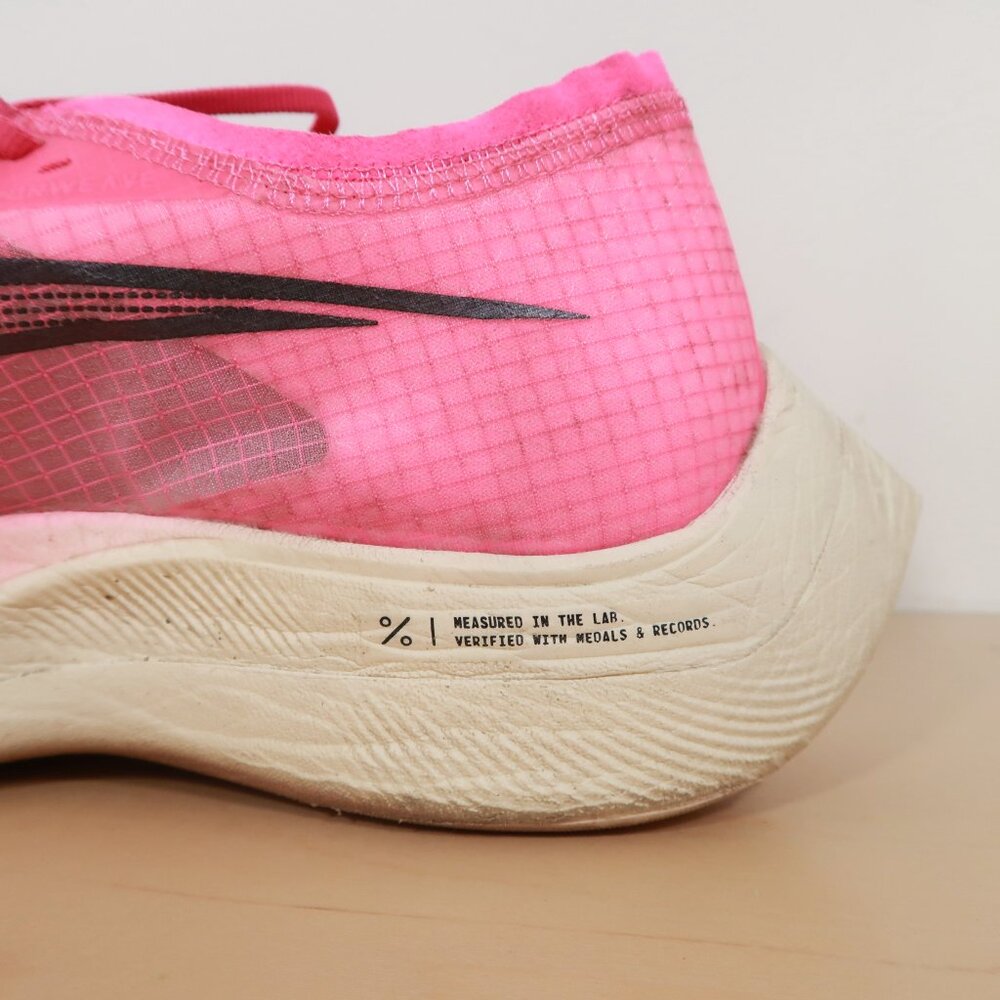 Nike Vaporfly Next% Pink Blast Running Shoes | Men's 9.5 - Picture 5 of 11
